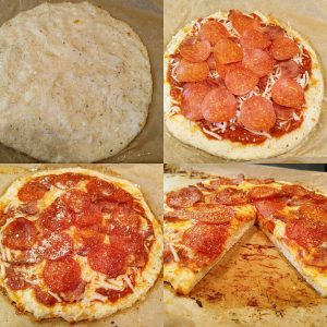 chicken crust pizza, low carb pizza, keto pizza, fat head pizza